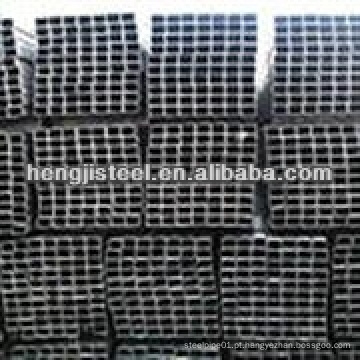 Tubo de aço quadrado preto fabricado na China
